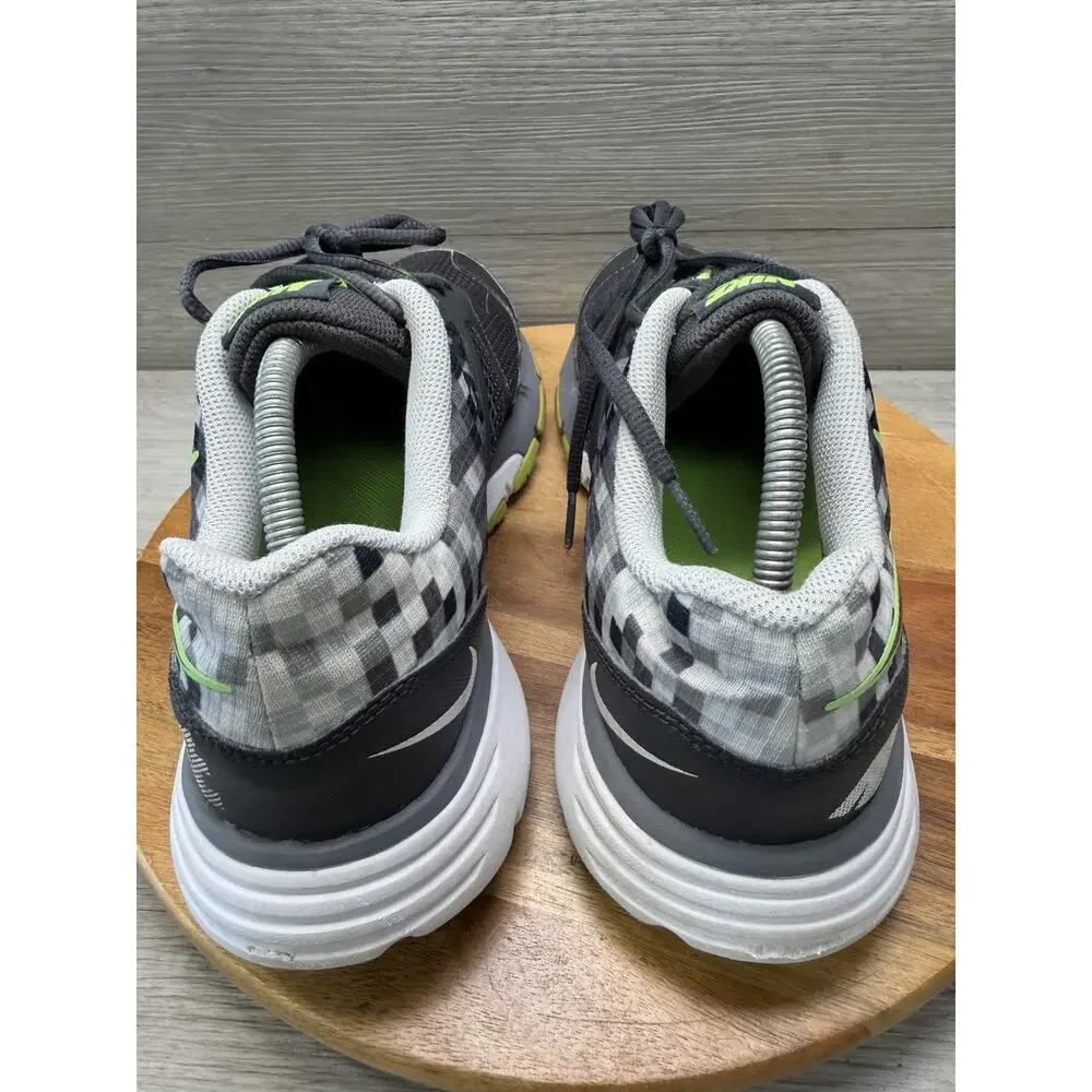 Nike Dual Fusion TR IV men's cross trainers in a grey and lime. Men 10.5